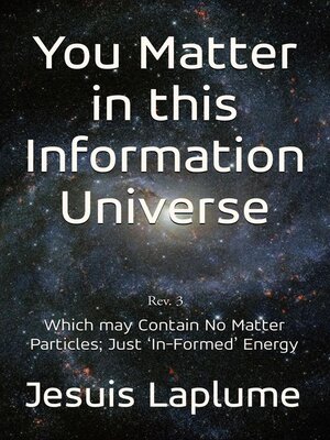 cover image of You Matter in this Information Universe